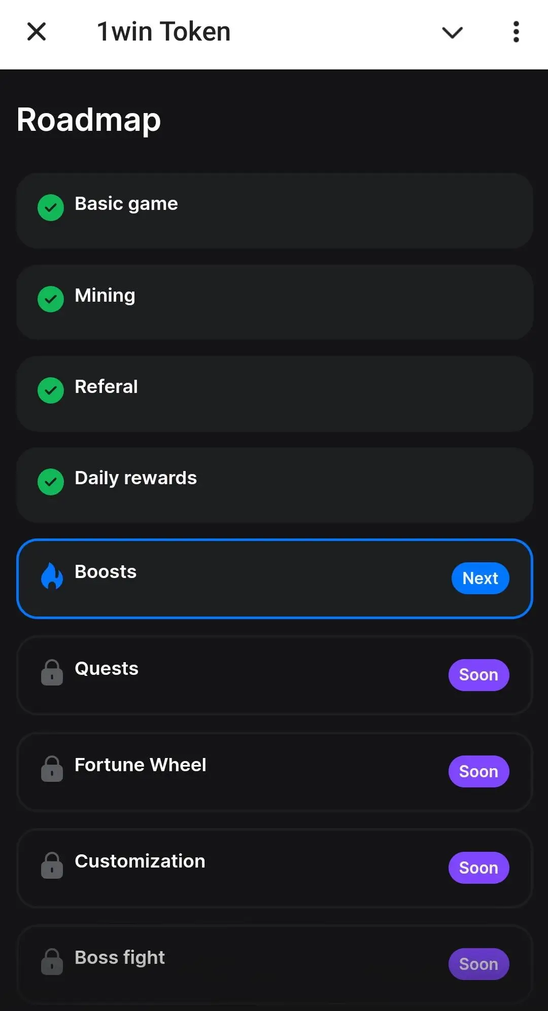 Mobile app to get the token